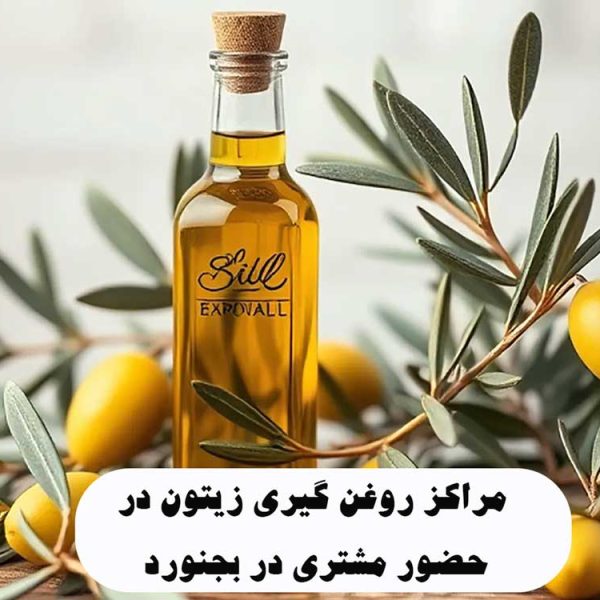 مراکز روغن گیری زیتون در حضور مشتری در بجنورد
