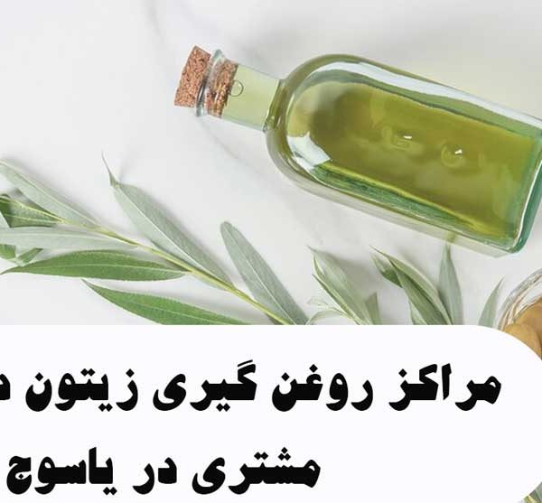 لیست مراکز روغن گیری زیتون در حضور مشتری در یاسوج