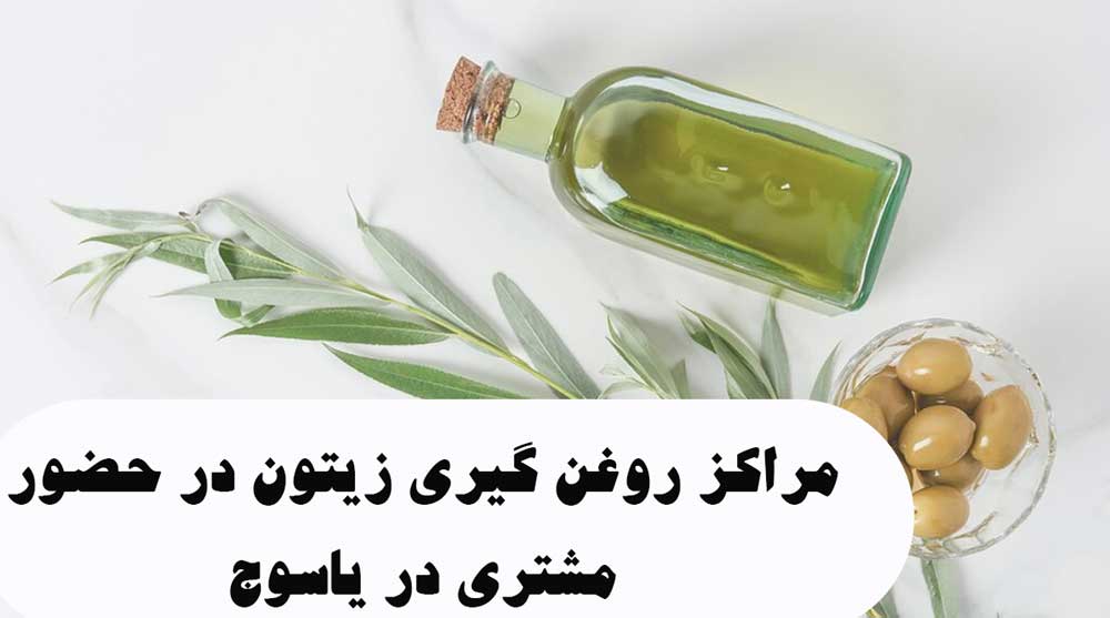 لیست مراکز روغن گیری زیتون در حضور مشتری در یاسوج